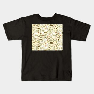 Social Media Icons Kids T-Shirt